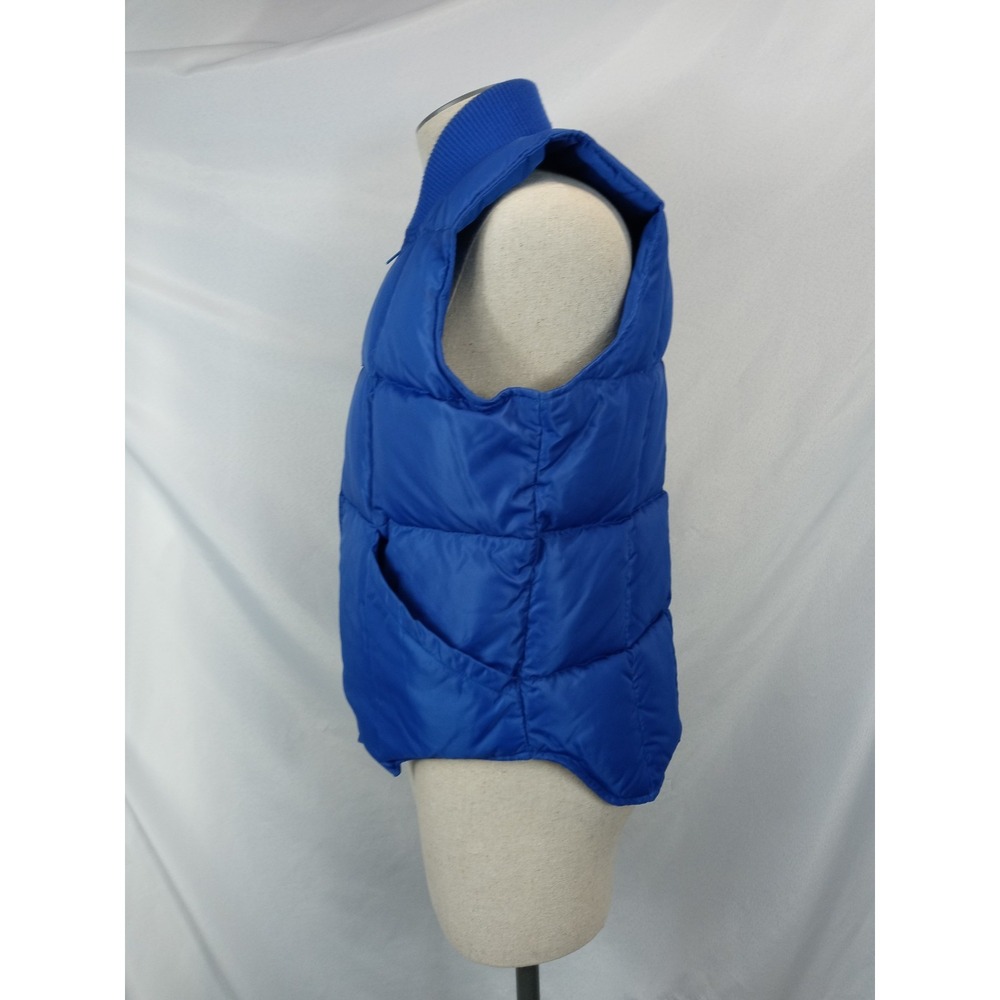Vintage REI Puffer Vest Mens Large Blue Full‎ Zip Gorpcore 80s 90s Outdoor Puffy - Picture 2 of 8
